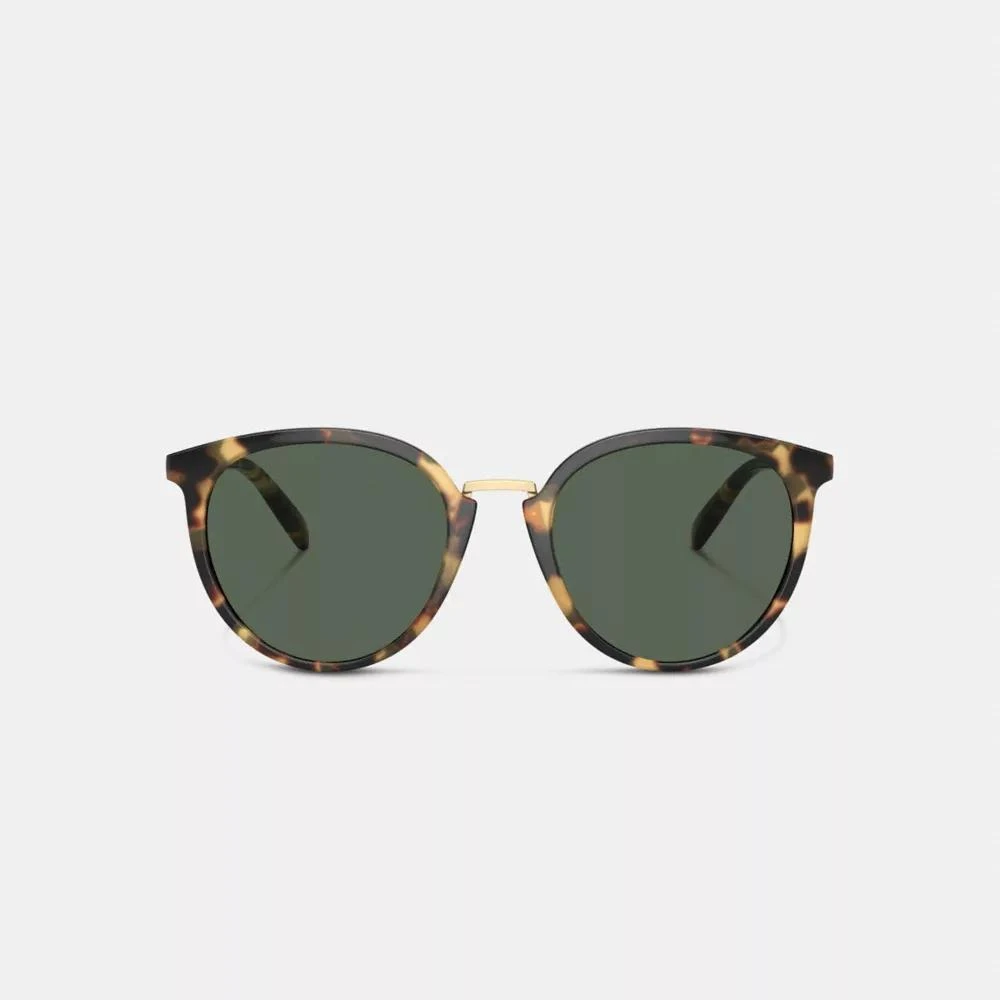 Coach Hangtag Round Sunglasses 3