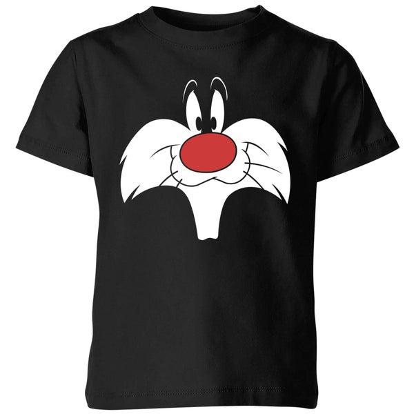 Original Hero Looney Tunes Sylvester Big Face Kids' T-Shirt - Black