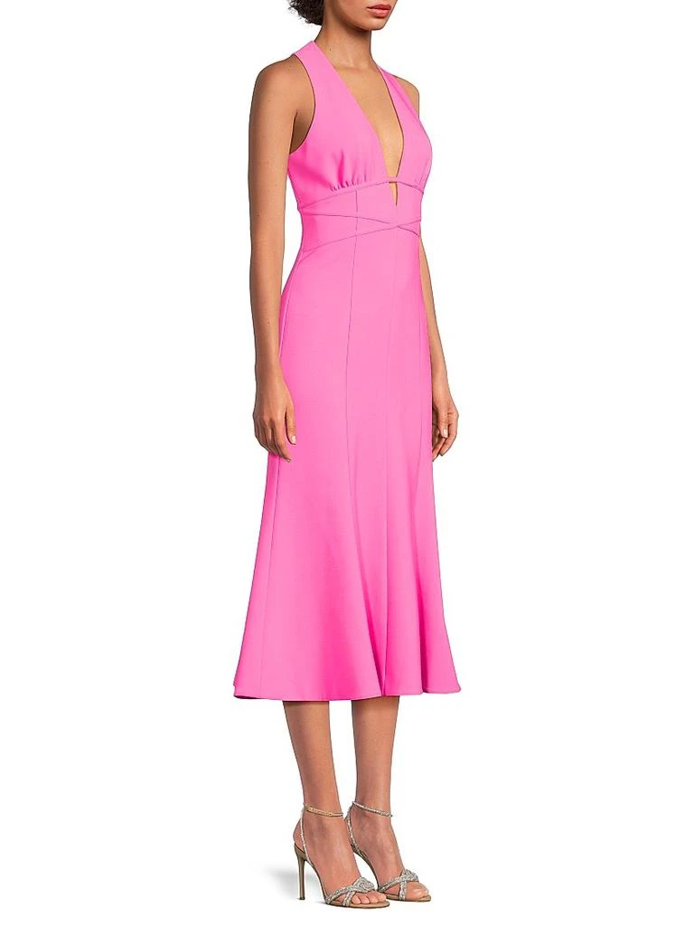 Rome Plunge Flounce Cocktail Dress  On Sale Now with Up to 69% Off |  Discover Exclusive Deals & Savings at BeyondStyle  Authentic Likely  women's|a-line|solid|v-neck|dresses|midi-length|women's  apparel|contemporary|Women's|sleeveless with Limited-Time ...
