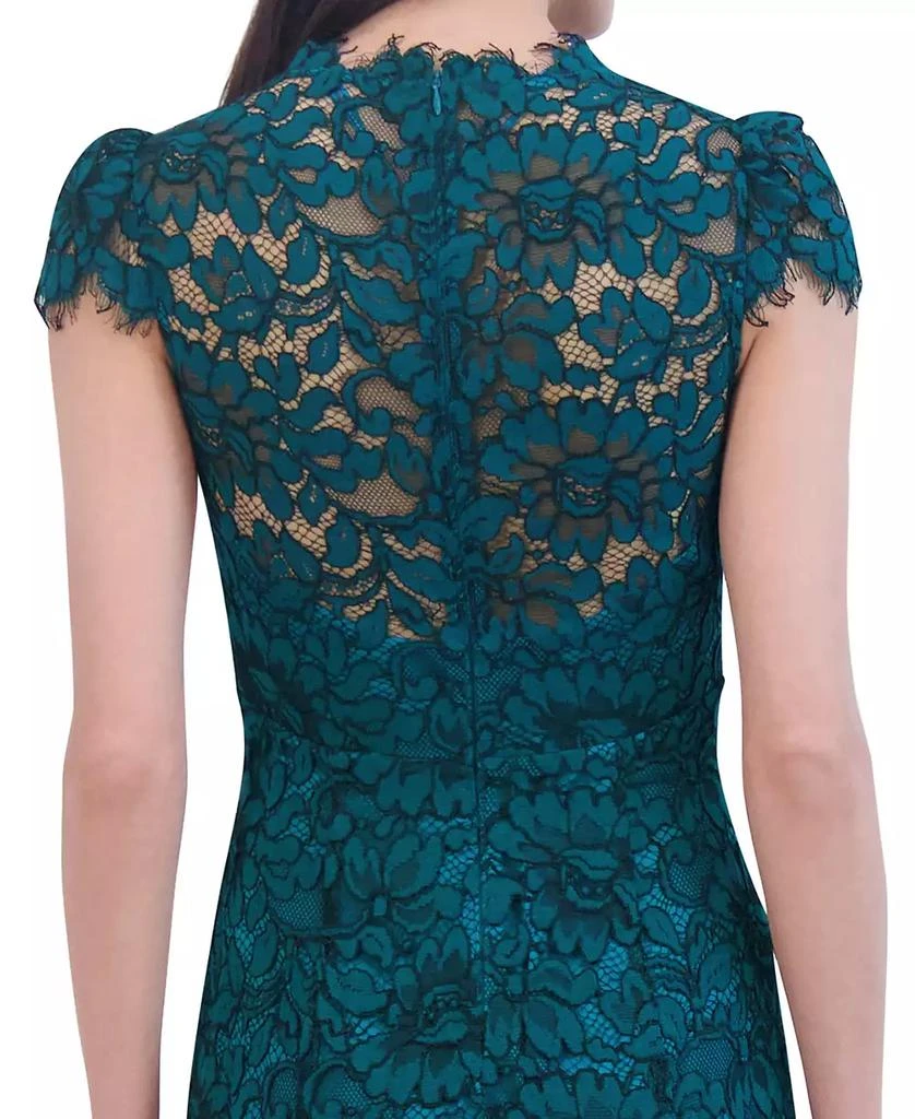 Eliza J Women's Cap-Sleeve Lace Gown 3