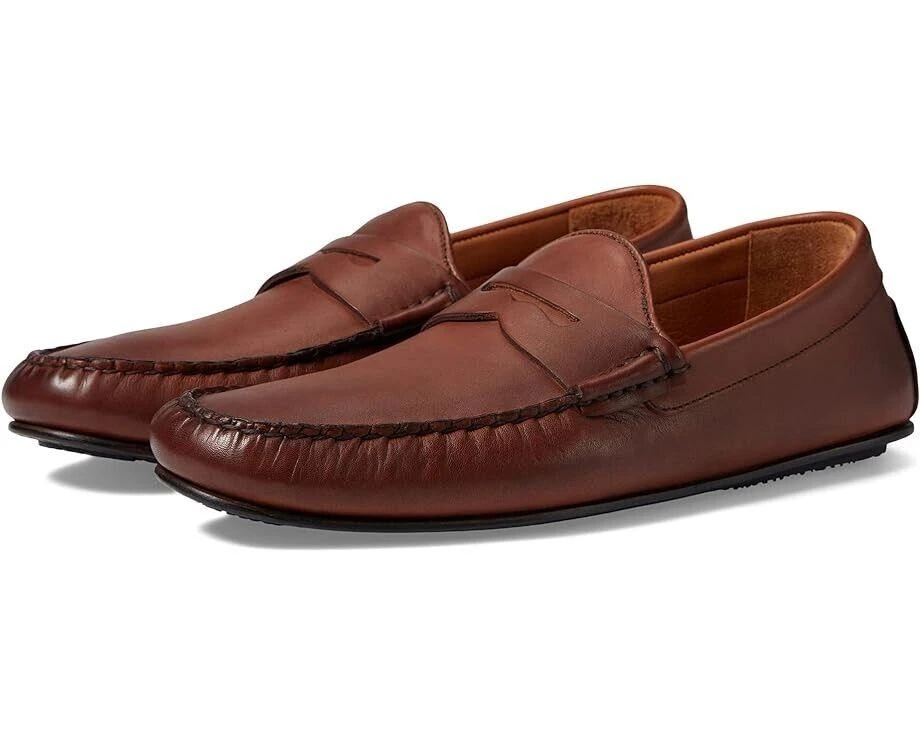 Allen Edmonds Woven Leather Penny Loafers in Dark Brown (“dark chili”) Allen Edmonds Randolph 2.0 Leather Penny Loafer Dark Chili  main image 4