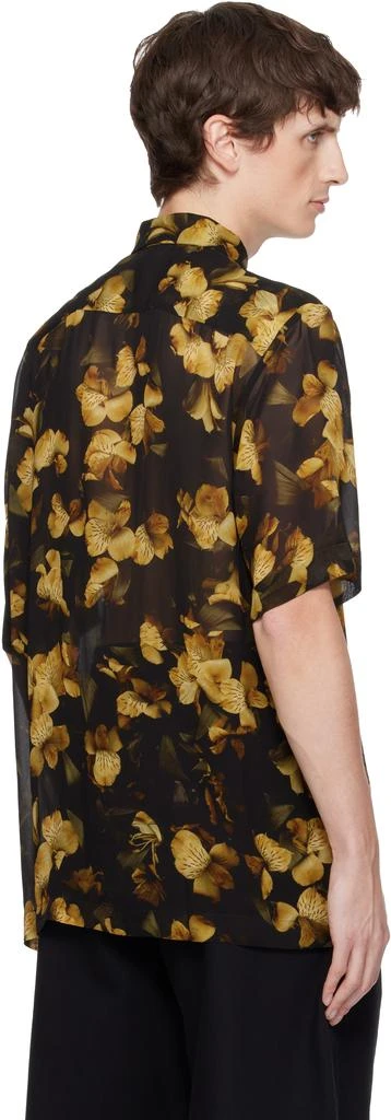 Dries Van Noten Black Floral Print Shirt 3