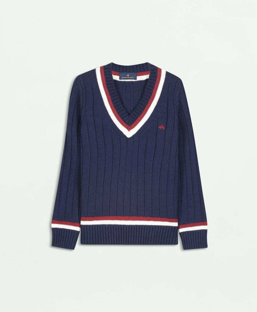 Brooks Brothers Boys Cotton Tennis Sweater