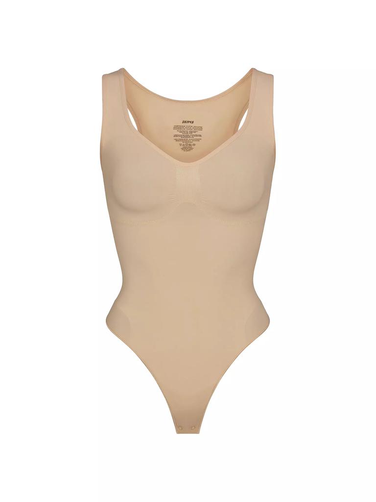 SKIMS Seamless Sculpt Scoopneck Thong Bodysuit