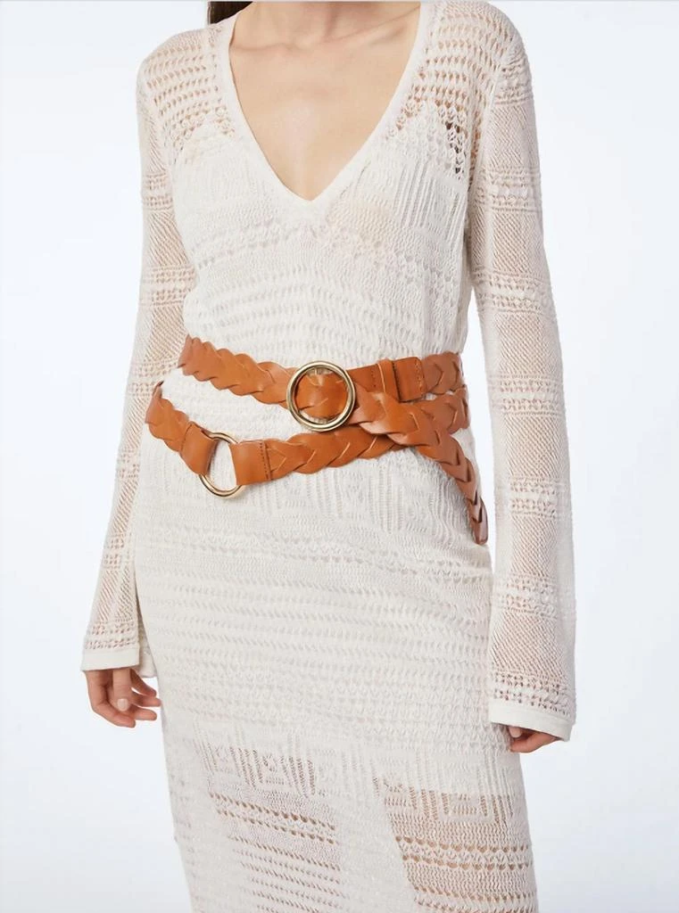 Frame Waist Belt in Natural Accessories | Frame Waist Belt In Natural 10 Genuine Cow  main image 3