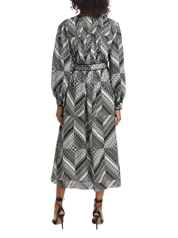Tahari The Caelan Printed Silk Midi-Dress 2