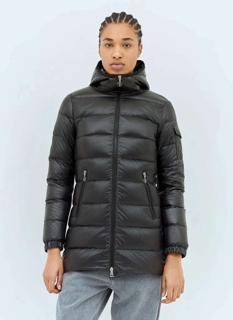 Moncler Glements Hooded Mid-Length Down Jacket 1