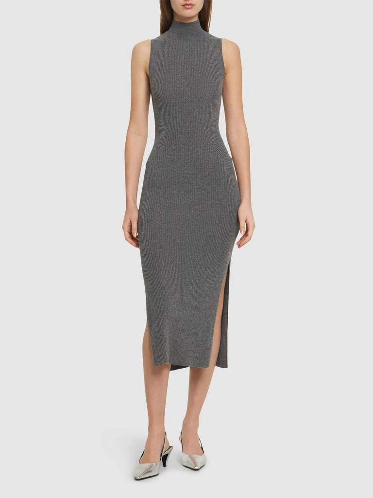 REFORMATION Ida Sleeveless Cashmere Sweater Dress 1