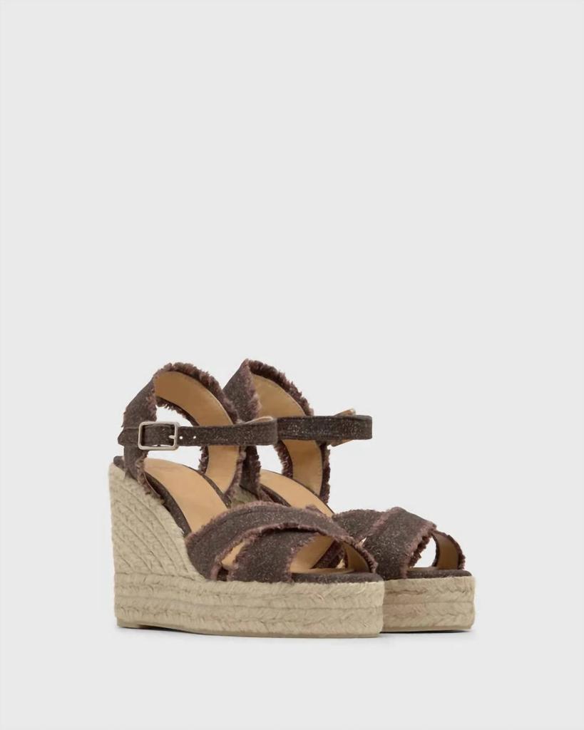 Castaner Women's Bromelia Espadrille In Marron/oro