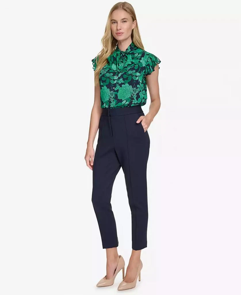 Tommy Hilfiger Women's Mid-Rise Ponte Skinny Ankle Pants 4