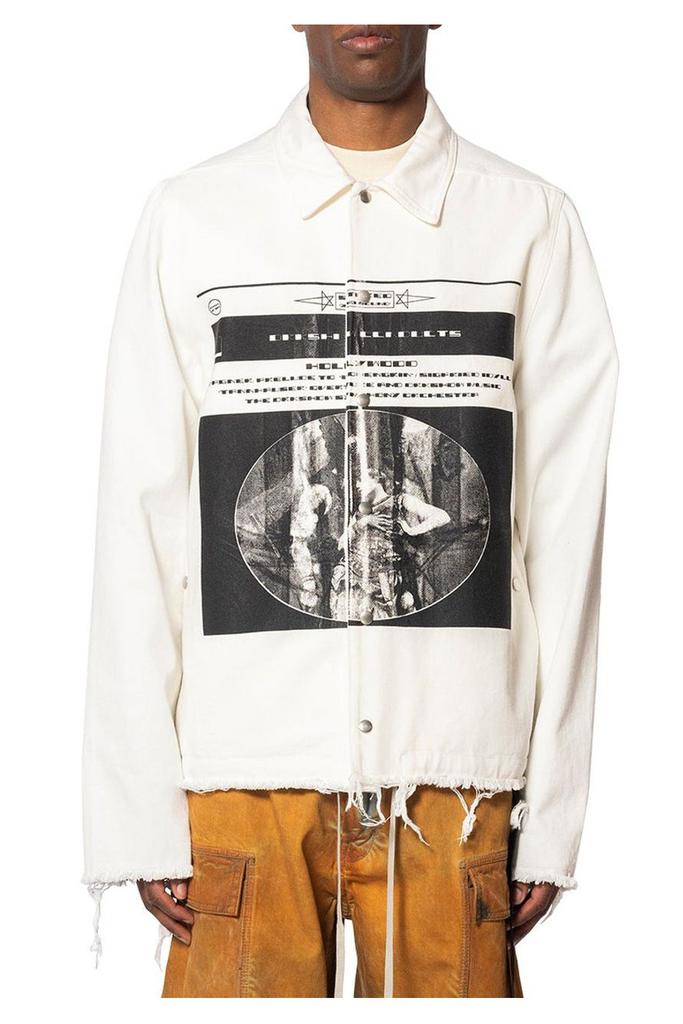 Rick Owens DRKSHDW Snap Front Jacket – On Sale Now with Up Rick Owens DRKSHDW Snap Front Jacket – On Sale Now with Up