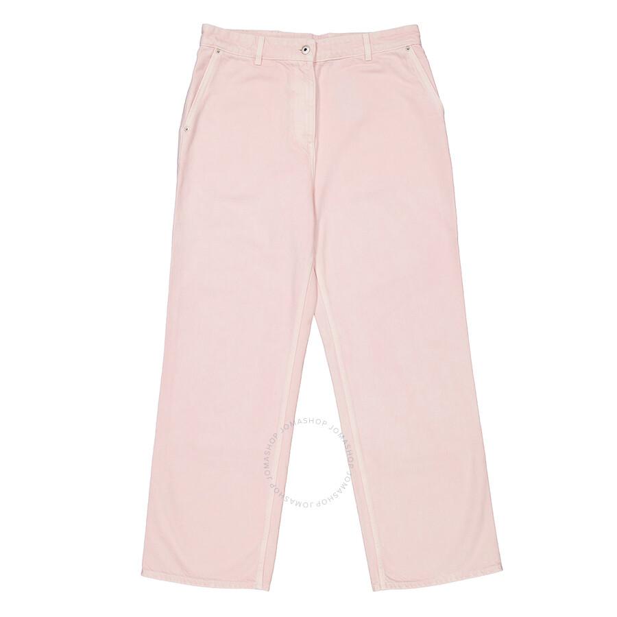 【BURBERRY】BEIGE COTTON DENIM JEANS Burberry Burberry Beige Cotton Denim Jeans - Pants - BeyondStyle