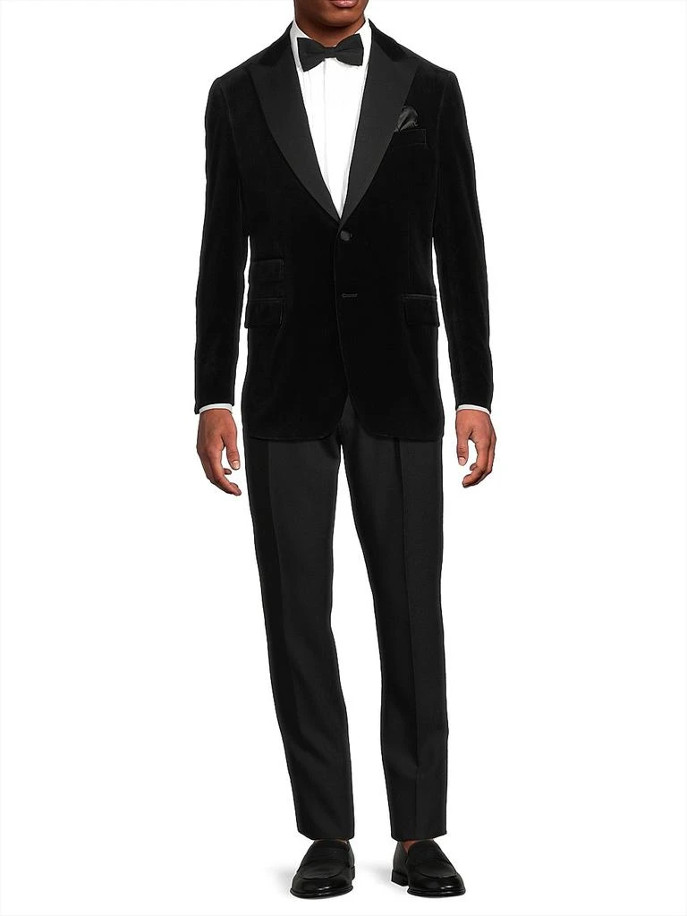 Saks Fifth Avenue COLLECTION Classic Velvet Jacket 2