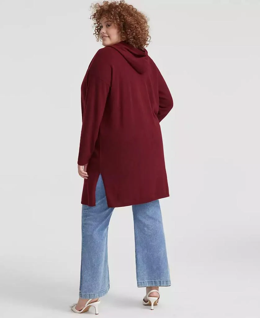 Charter Club Plus Size Hooded 100% Cashmere Cardigan, Created for Macy's 2