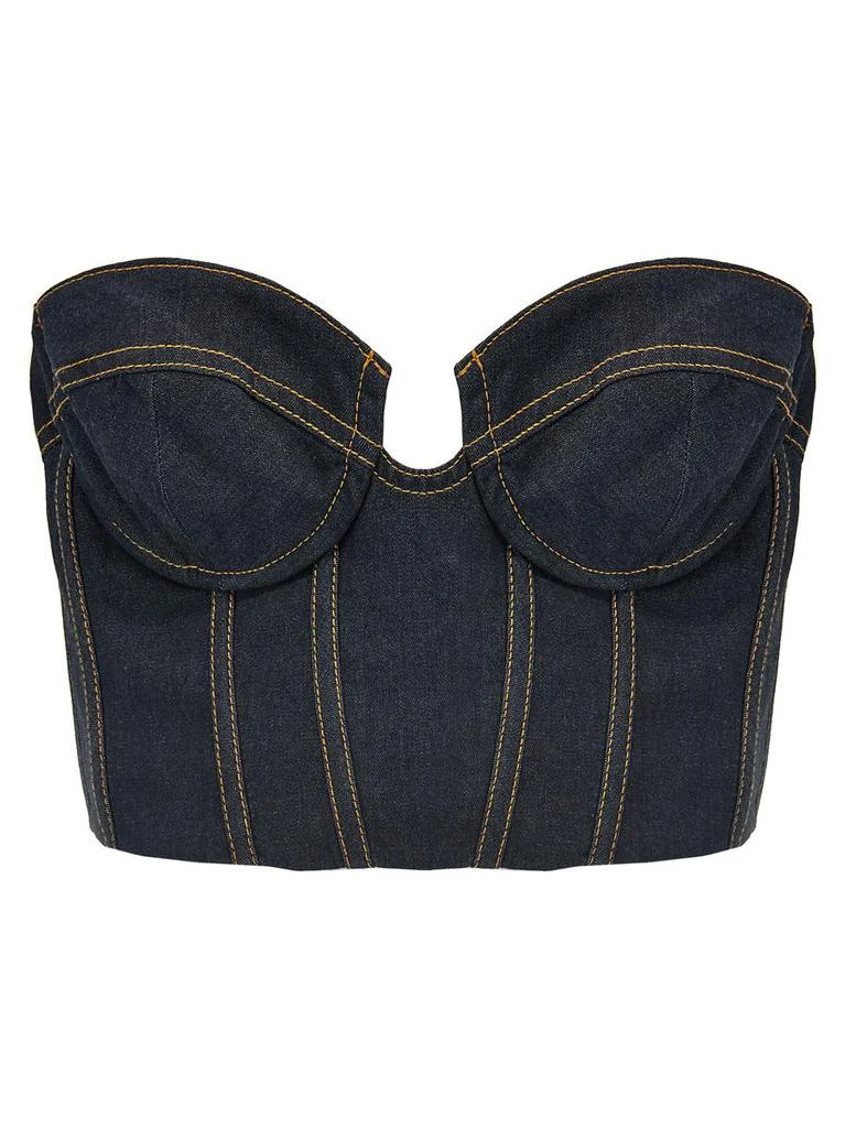 Zimmermann Zimmermann 'Crush Denim Corset' Top 2