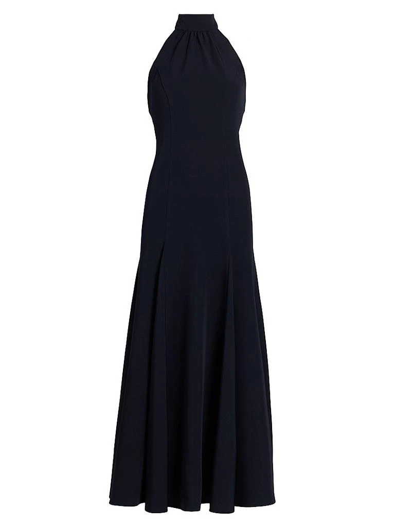 chinese dress ladies Elena Low Plunge Maxi Dress - Plum