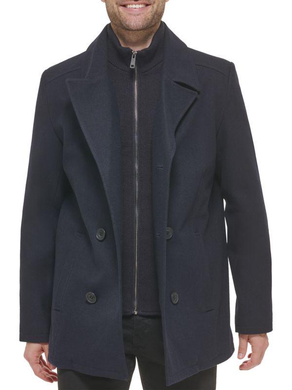 Kenneth cole double breasted peacoat online