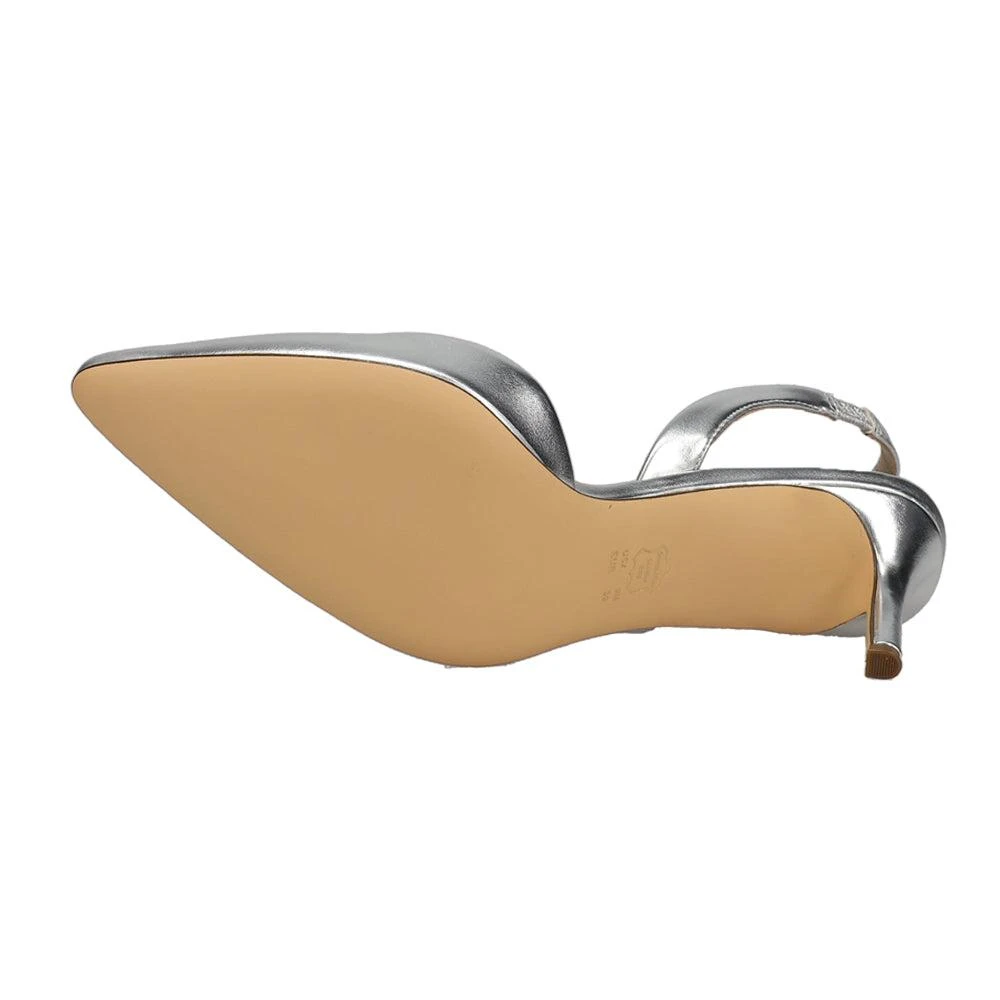 Nina Nina60 Metallic Pointed Toe Slingback Pumps 5