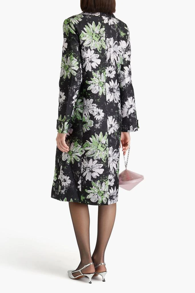 Stine Goya Wessi double-breasted metallic brocade coat 3
