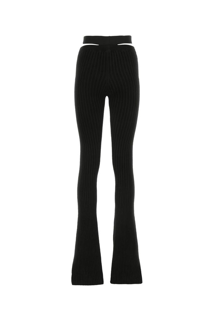 Andrea Adamo Black stretch viscose pant