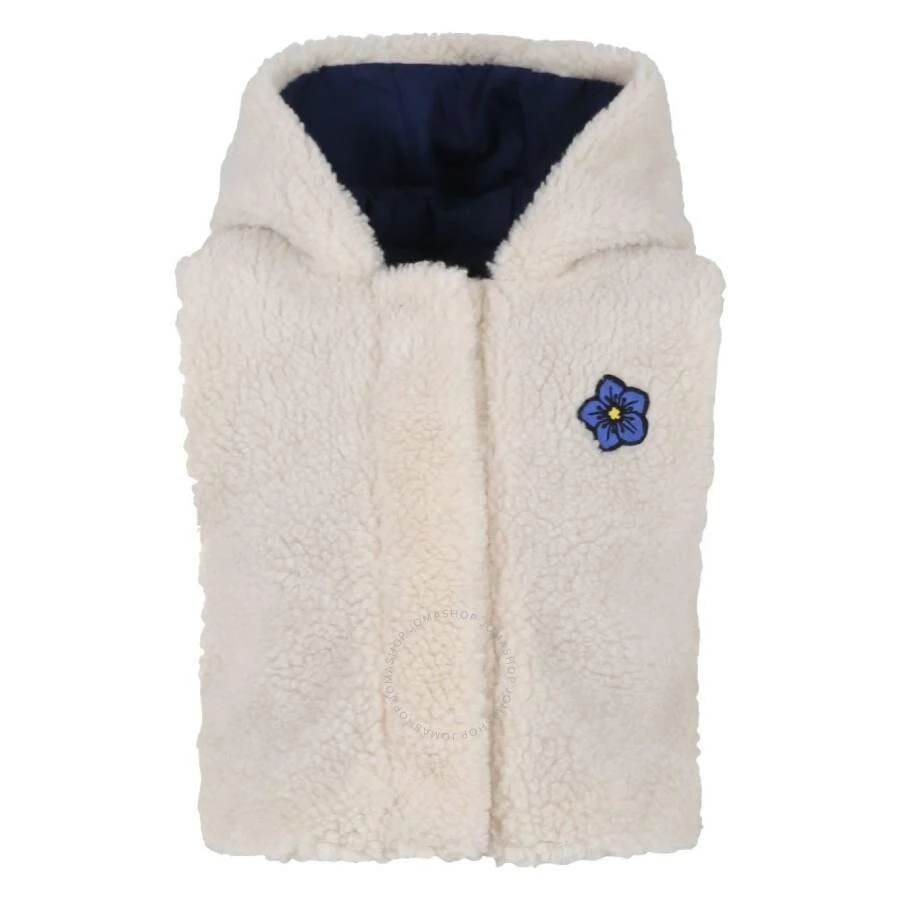 Kenzo Kids Sleeveless Embroidered Hooded Vest 1