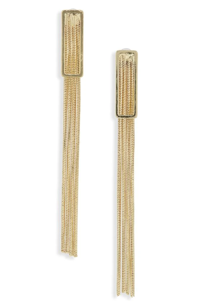 Cara Tassel Chain Drop Earrings