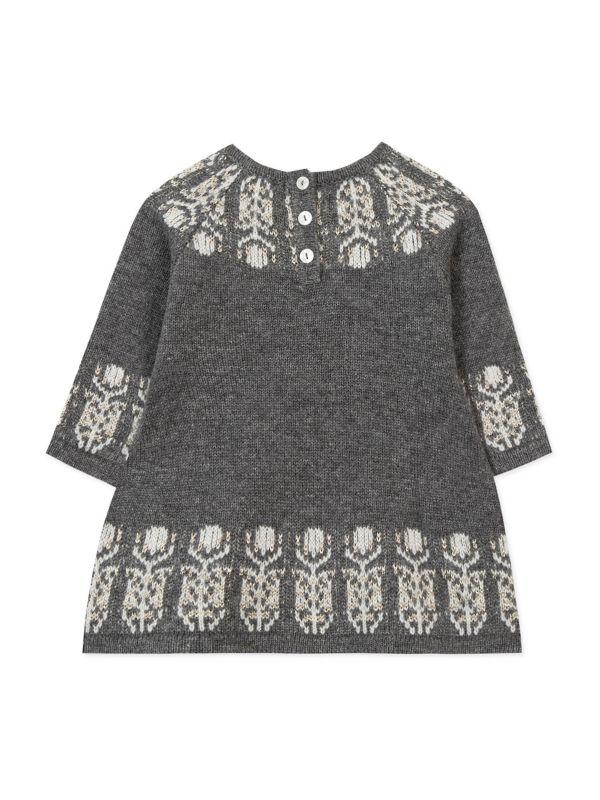 Tartine et Chocolat Baby Girl's Fair Isle-Inspired Sweaterdress
