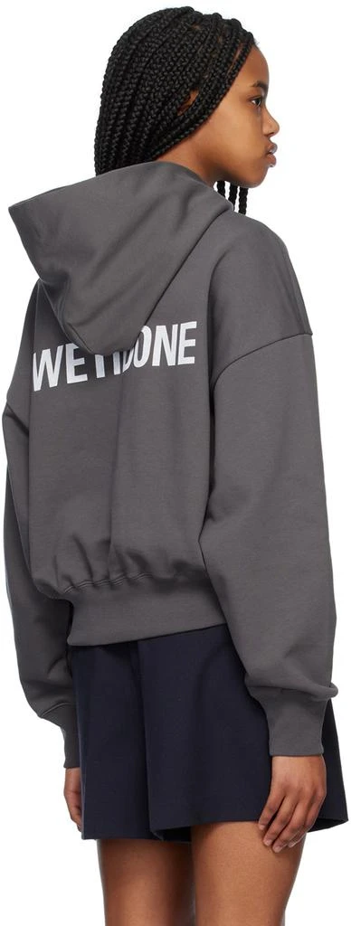 We11done Gray Teddy Hoodie 3