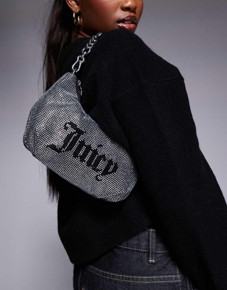 JUICY COUTURE☆small ディアマンテロゴ ショルダーバッグ Juicy Couture Juicy Couture small diamante logo shoulder bag