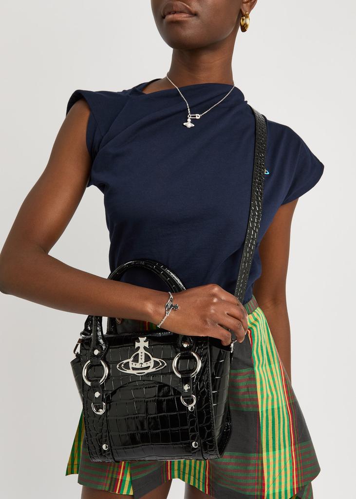 バッグ Vivienne Westwood BETTY hand bag black Betty Mini Handbag