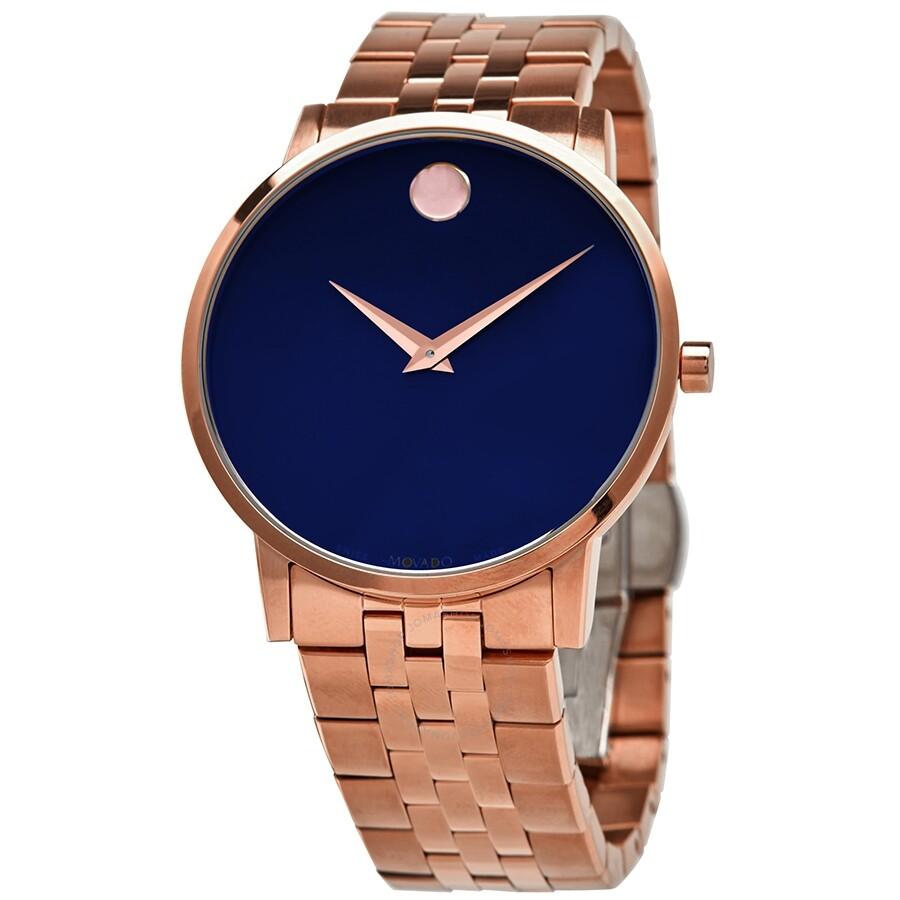 Movado Museum Quartz Blue Dial Men's Watch 0607353