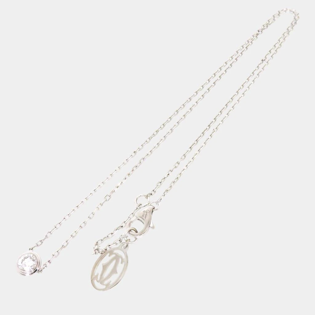 Cartier Cartier 18K White Gold and Diamond D'amour Pendant Necklace 2