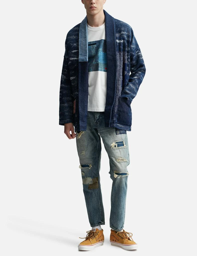 FDMTL JACQUARD DENIM HAORI 2YR WASH (HBX EXCLUSIVE) 5