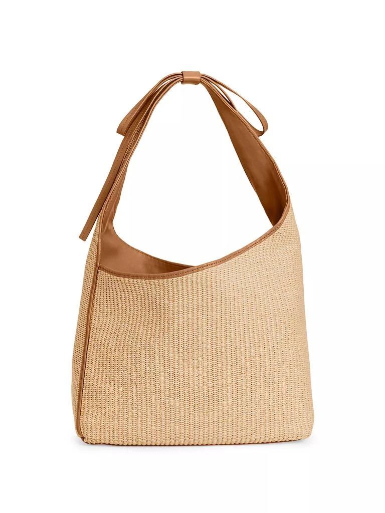 Reformation Medium Vittoria Raffia Shoulder Bag 1