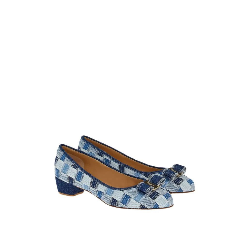 Salvatore Ferragamo Ferragamo Wo Varina Women's Pumps Blue 1