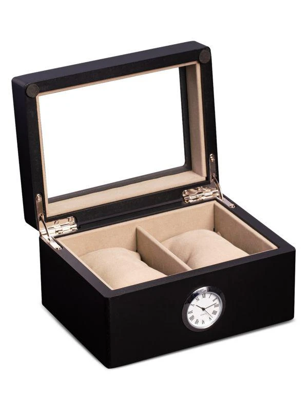 Bey-Berk All-In-Time Double Slot Watch Box 1