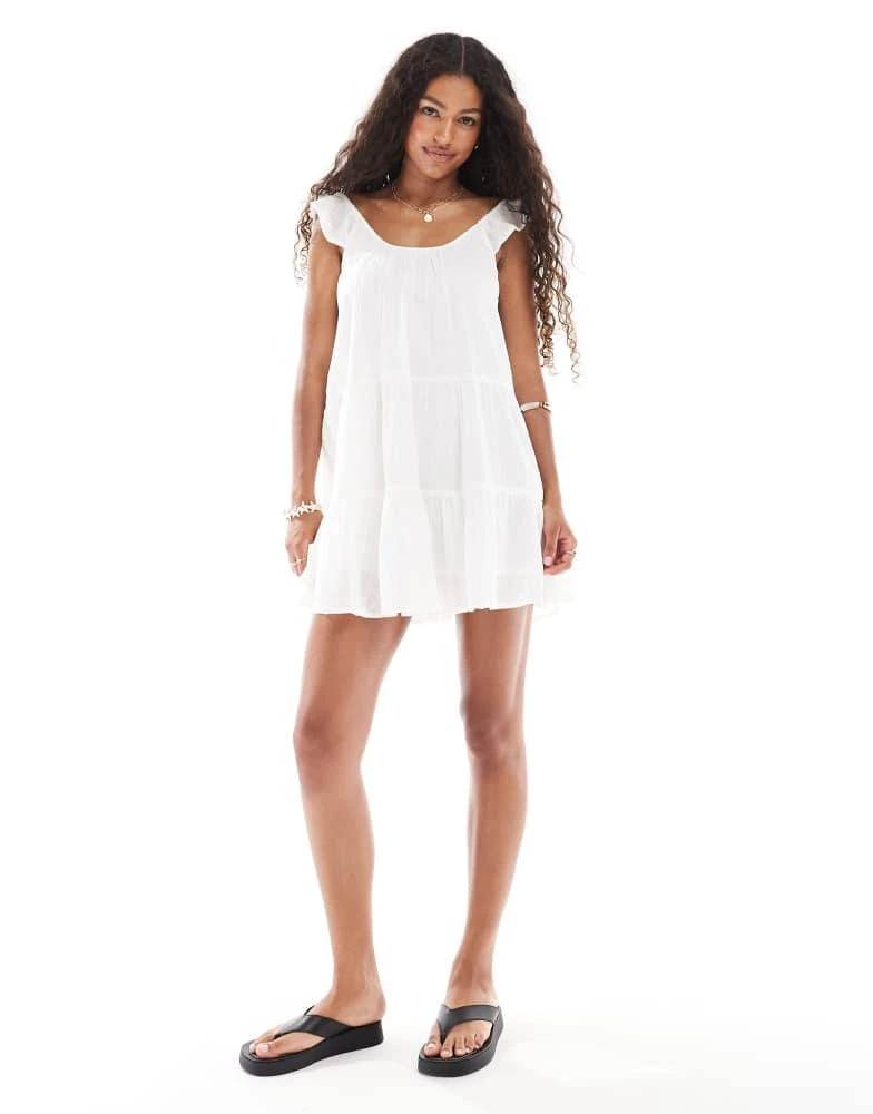 drop waist pleated mini dress Pleated Dropwaist Dress