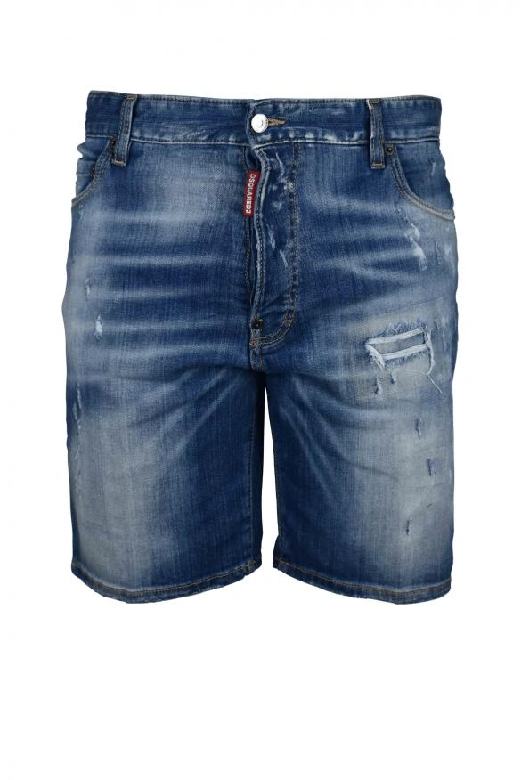 Dsquared2 Luxury shorts dsquared2 blue denim tear off shorts with canadian patch 1