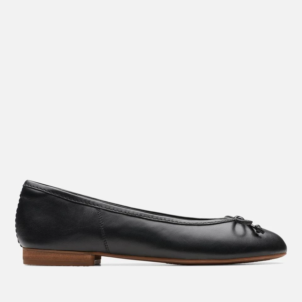 Clarks CLARKS WOMEN'S FAWNA LILY LEATHER BALLET FLATS 1