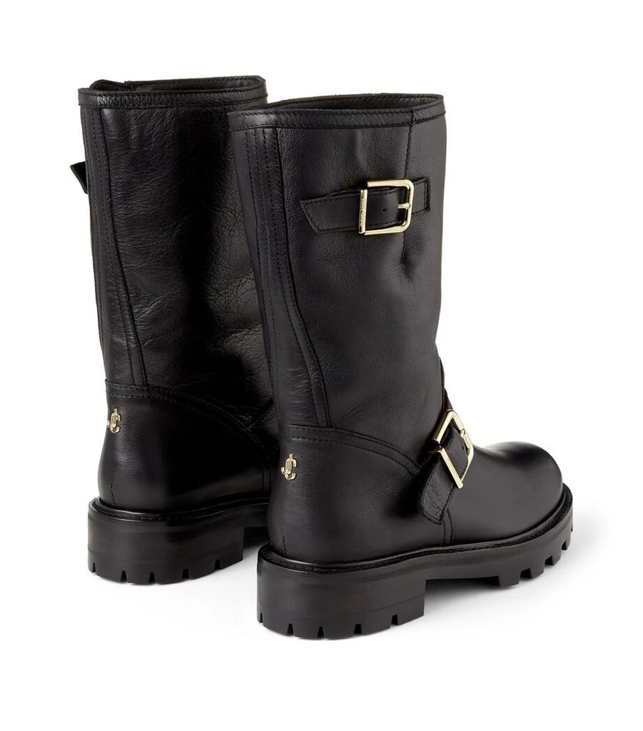 Jimmy Choo Leather Biker Boots 2