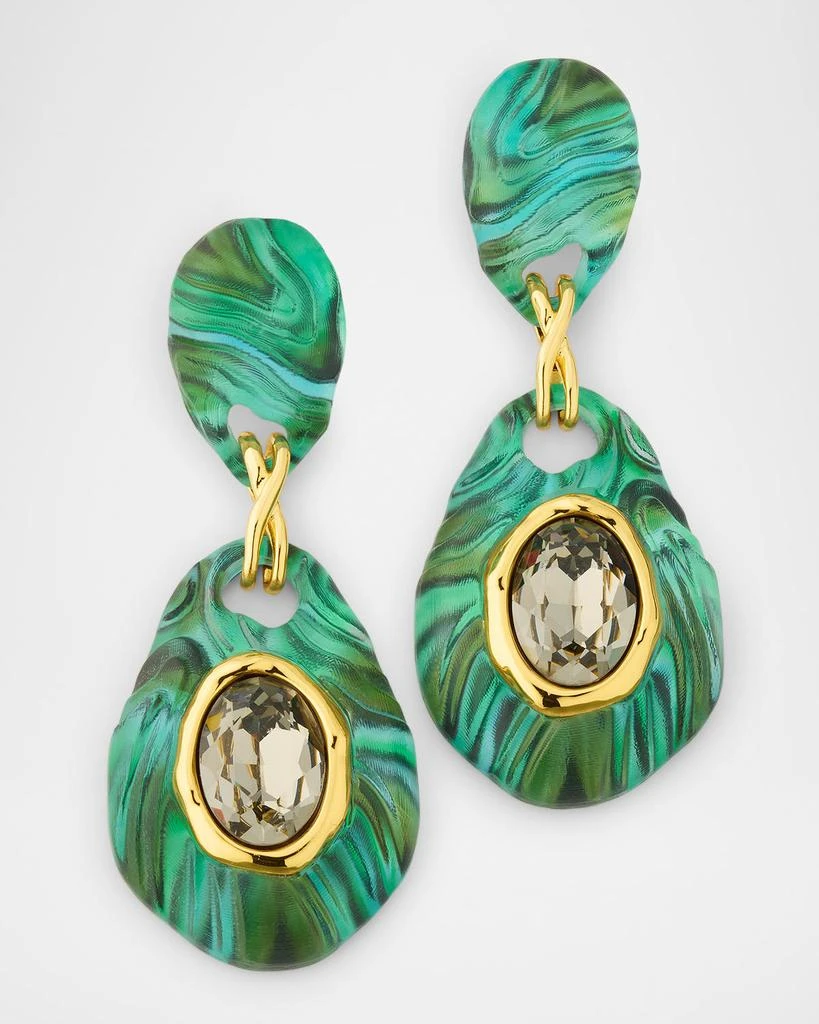 Alexis Bittar Madera Lucite Drop Earrings 1