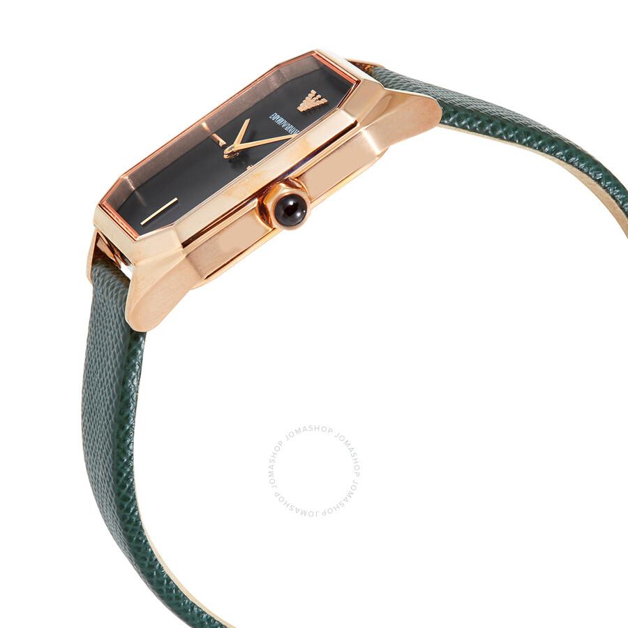 Emporio Armani Quartz Black Mother of Pearl Ladies Watch AR11149