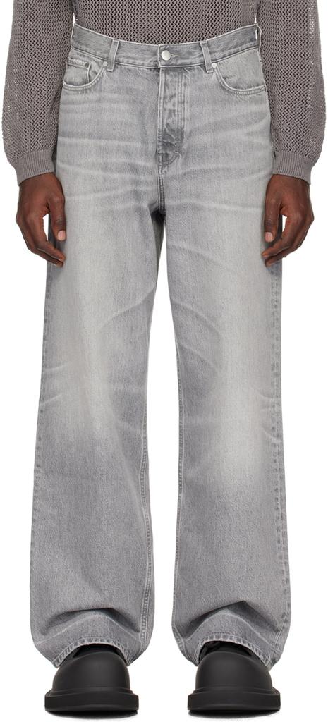 032c Gray Attrition Destroyed Jeans