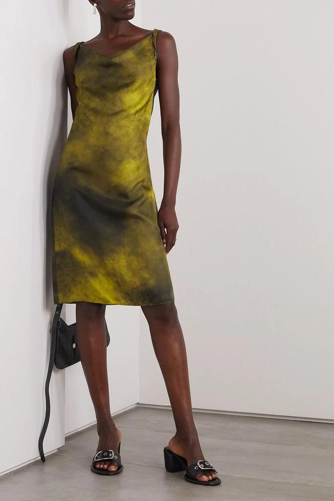GAUCHERE Tie-dyed twill dress 2