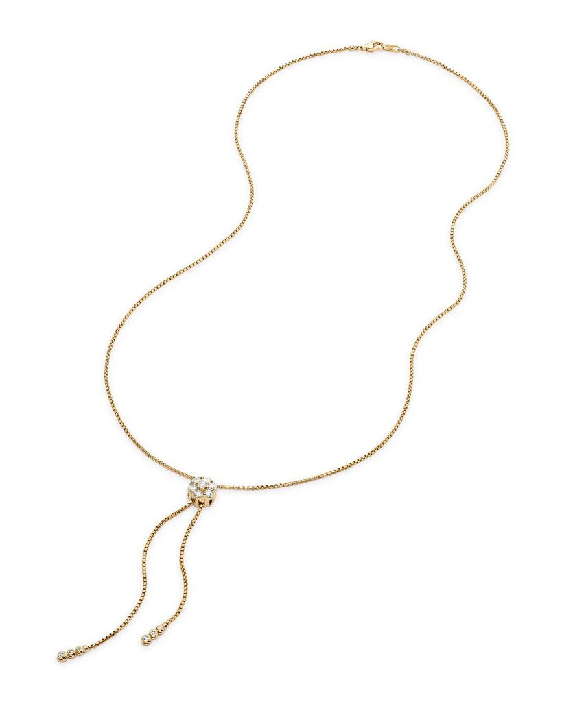 Bloomingdale's Diamond Flower Bolo Necklace in 14K Yellow Gold, 0.85 ct. t.w. 3