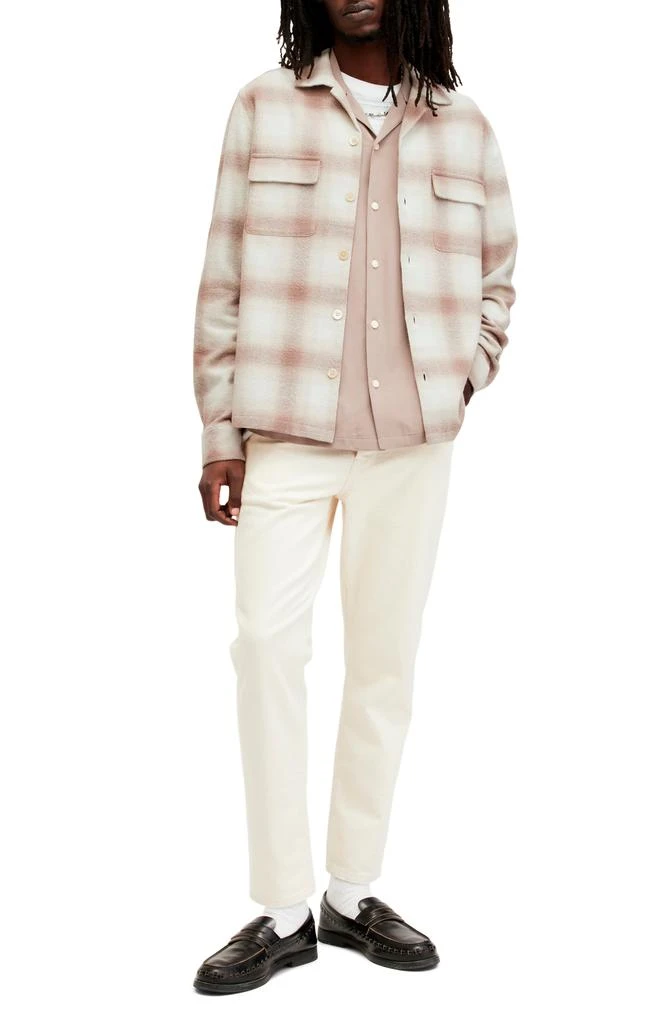ALL SAINTS Knoll Plaid Shirt Jacket 8