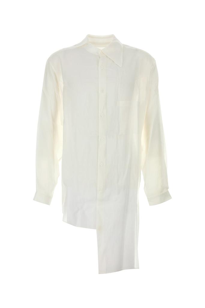 YOHJI YAMAMOTO White cellulose oversize shirt