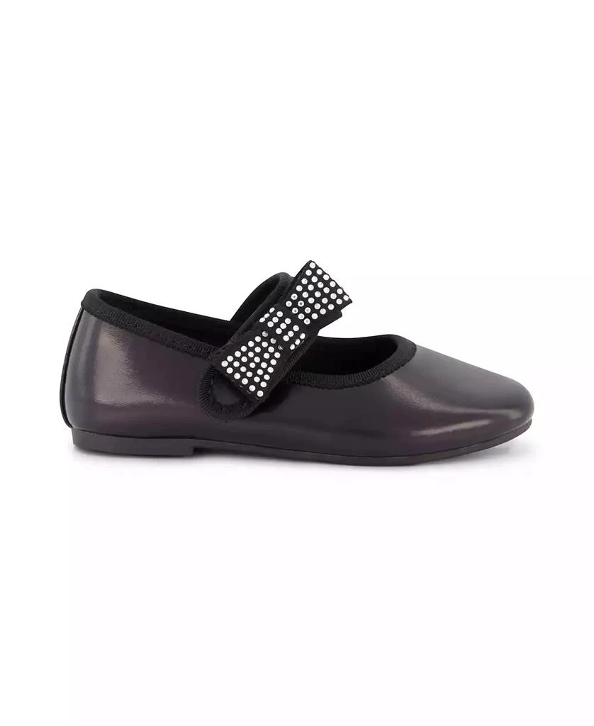 Jessica Simpson Toddler Girls Amy Crystal Bow Ballet Flat 2