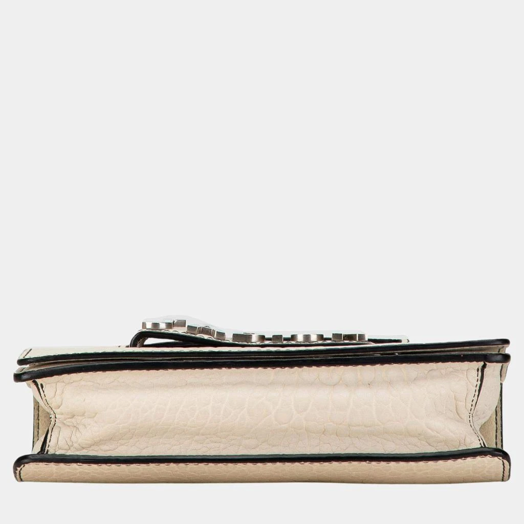 Dior Dior White Calfskin Mosaic J'Adior Flap Bag with Chain 4