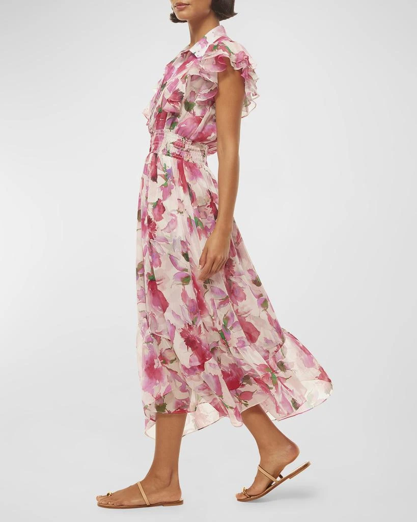 MISA Florencia Ombré Short-Sleeve Midi Dress 2